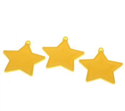 Primary Yellow Star Shape Weights (x50)
