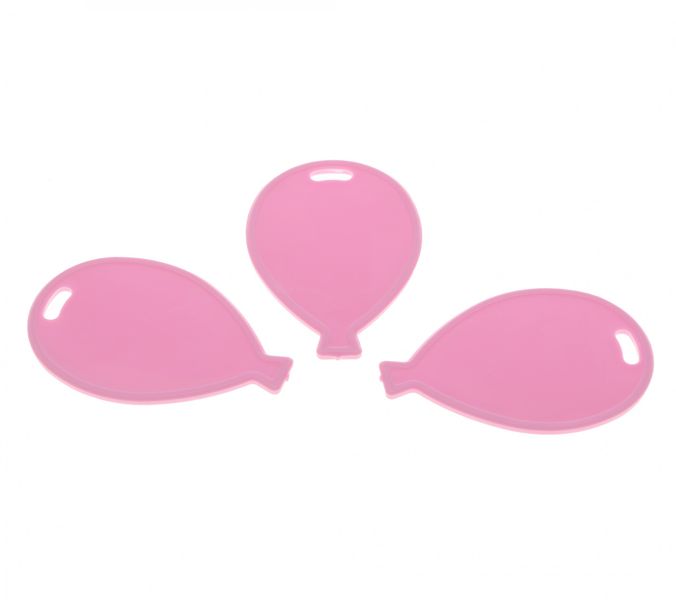 Pastel Pink balloon Shape Weights (x50)