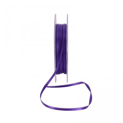 Dark Purple Satin Ribbon 3mm