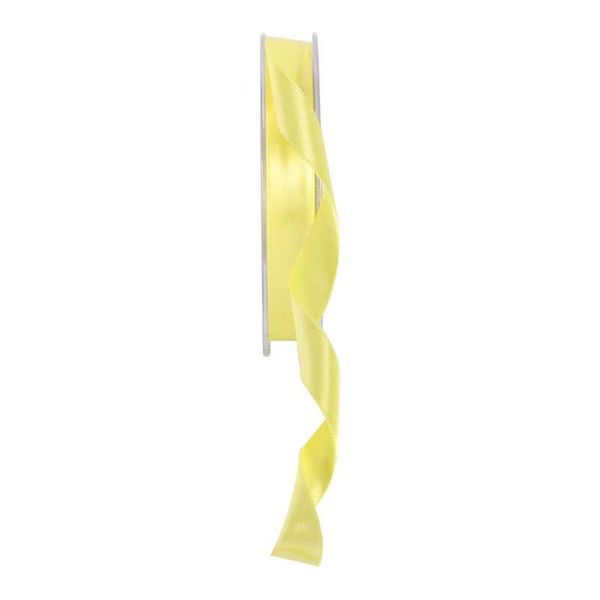 Light Yellow Satin Ribbon 15mm