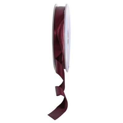 Bordeaux Satin Ribbon 15mm