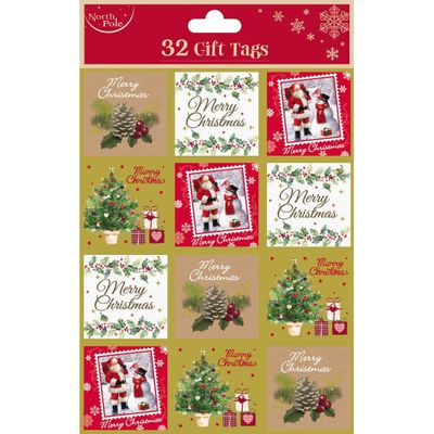 Traditional Christmas Gift Tags