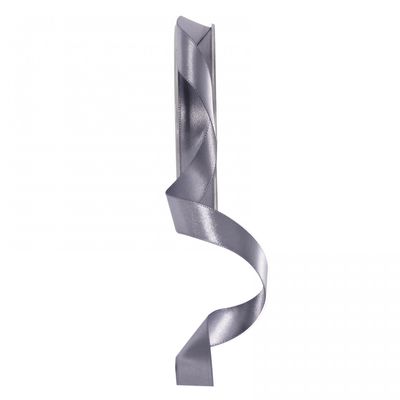 Gunmetal Grey Satin Ribbon 15mm