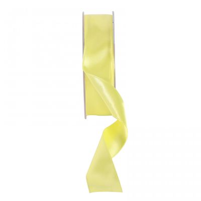 Light Yellow Satin Ribbon 25mm