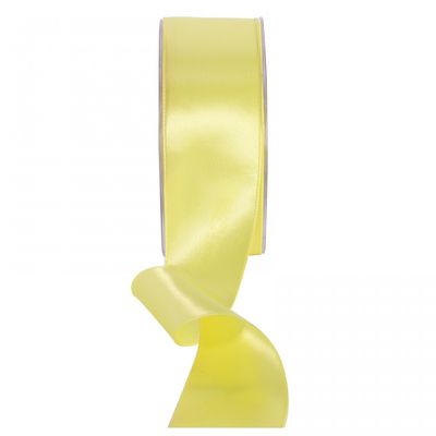 Light Yellow Satin Ribbon 38mm