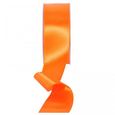 Orange Satin Ribbon 38mm