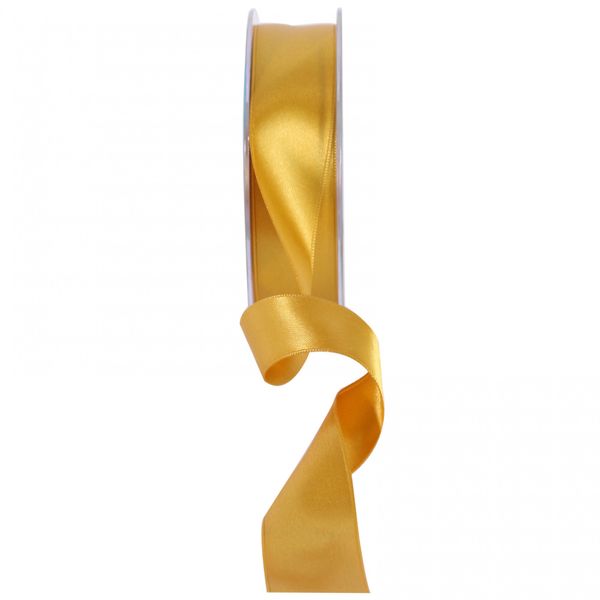 Bright Gold Satin Ribbon 25mm