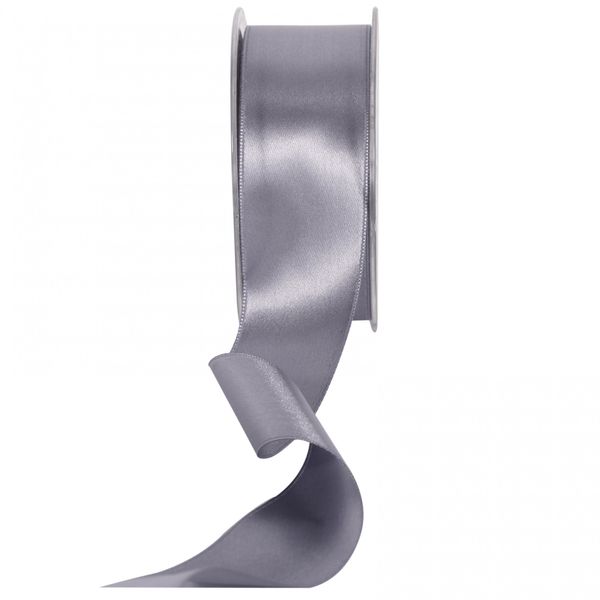 Gunmetal Grey Satin Ribbon 38mm