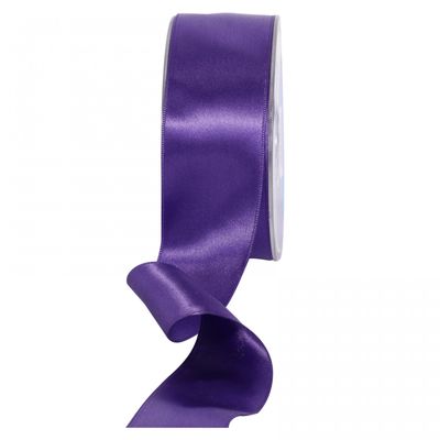 Dark Purple Satin Ribbon 38mm