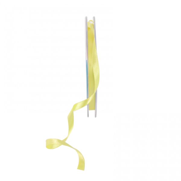 Light Yellow Satin Ribbon 6mm