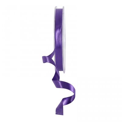 Dark Purple Satin Ribbon 10mm