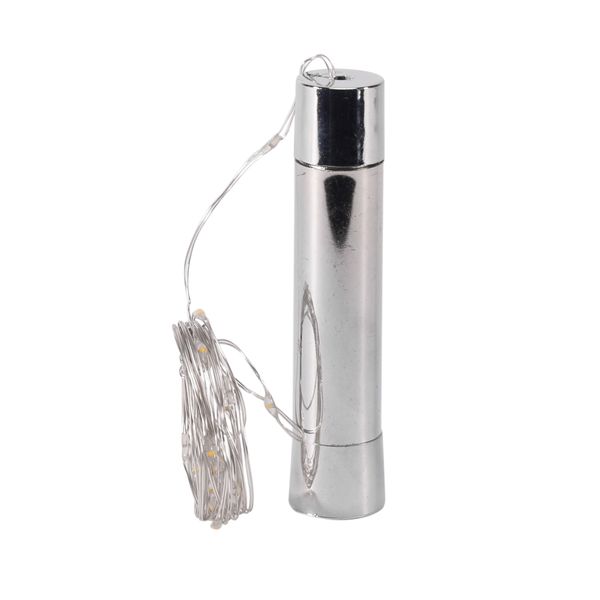 Silver Wire LED Lights x20 (cylinder power pack)