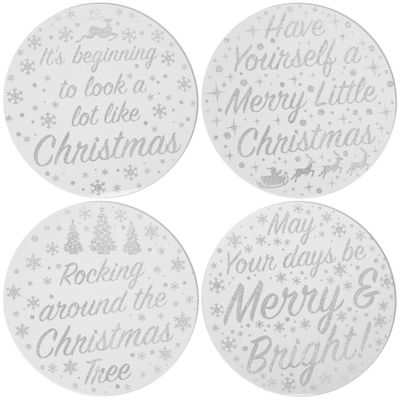 Christmas Candle Plates