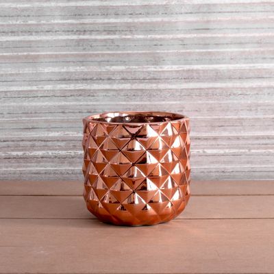 Copper Pineapple Ceramic 13.3cm
