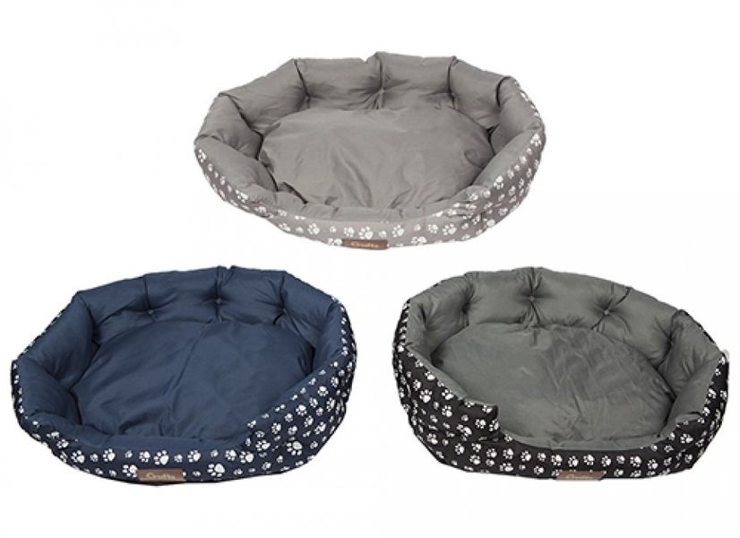Crufts Large Bolster Bed 75 X 65Cm With Hang Tag 3Asstd