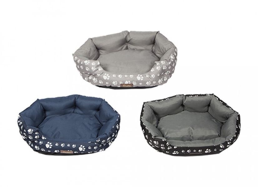 Crufts Small Bolster Bed 55 X 45Cm With Hang Tag 3Asstd