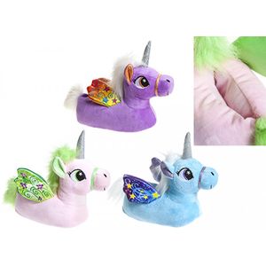 Ladies Unicorn Slippers (3 Assrtd)