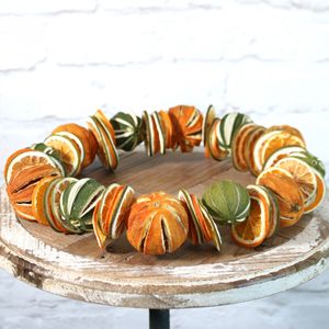 Medium Org/Green Citrus Mixed Ring (26cm)