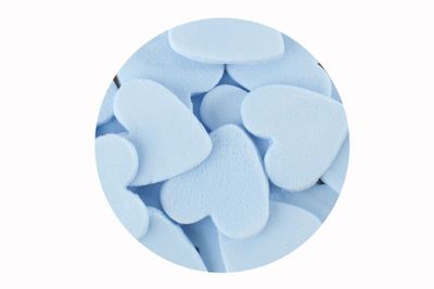 Blue heart icing
