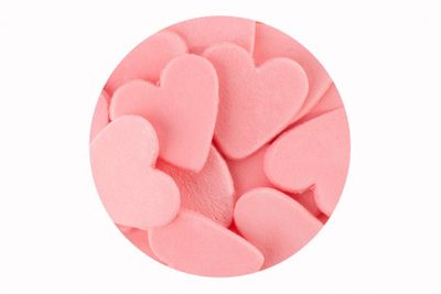 Pink Heart Icing