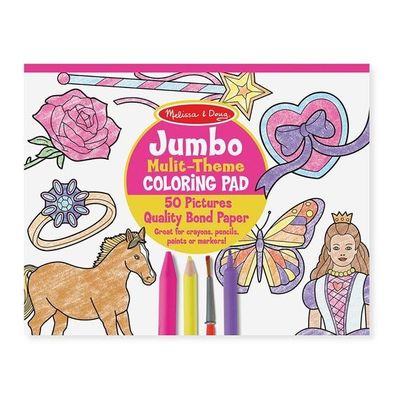 Jumbo Pink Colouring Book