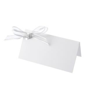 White Place Card with Holes