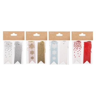 Christmas Glitter Gift Tags - 24 Pack