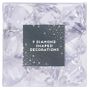 Christmas Diamond Decorations - 9 Pack