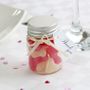 Pink and White Hearts- Mini Jar