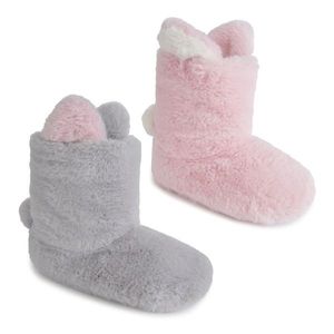 Girls Bunny Ears Slippers 