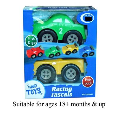 2pcs Racing Car  2 Asstd  by AtoZ Toys