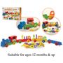 Abc Train Set Med  by AtoZ Toys