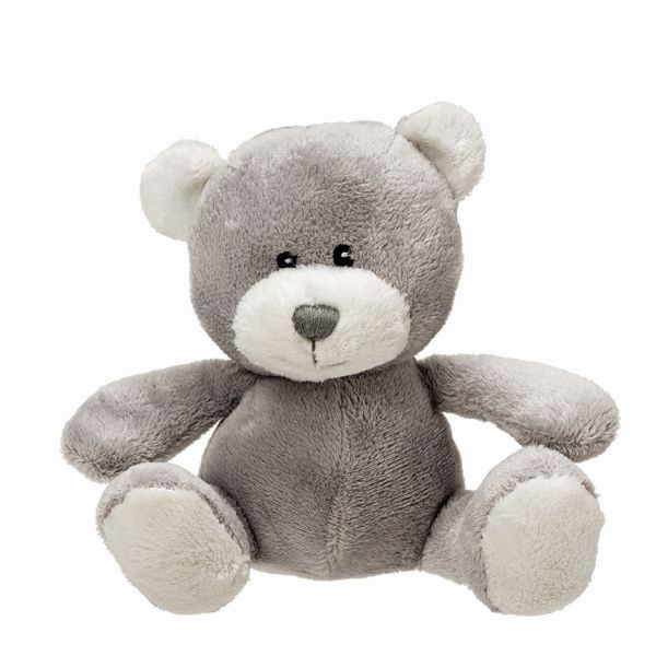 Gorgeous soft silver baby bear by Suki gifts
