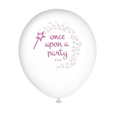 8 12 Inch Pink Princess Unicorn Party  Balloon