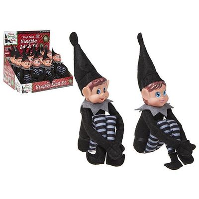 12 Inch Long Legged Adult Soft  Body Vinyl Face Elf 12pc D Box