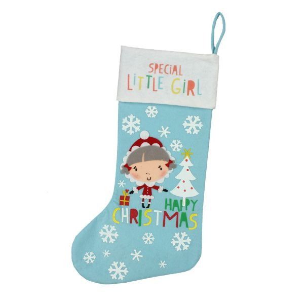 Special Little Girl Stocking  by Juliana