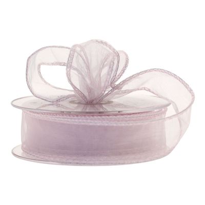 30mm Pink Chiffon Ribbon