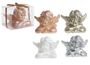 Large Cherub Candle Decoration In Pvc Gift Box With Ribbon 4asst