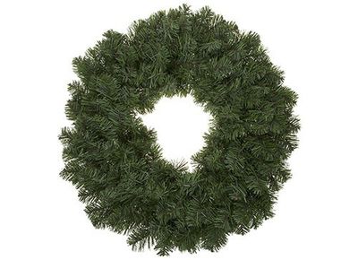 24 Inch Pvc Wreath With 180 Tips With Hang Tag