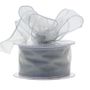 50mm Silver Chiffon Ribbon