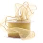 50mm Gold Chiffon Ribbon