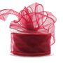 50mm Burgundy Chiffon Ribbon