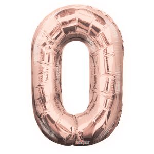 Rose Gold 0 Balloon