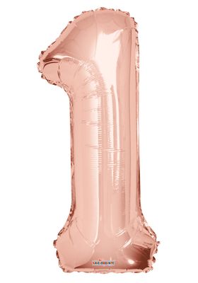 Rose Gold 1 Balloon