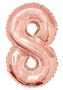 Rose Gold 8 Balloon