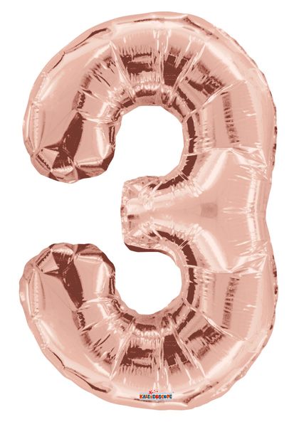 Rose Gold 3 Balloon