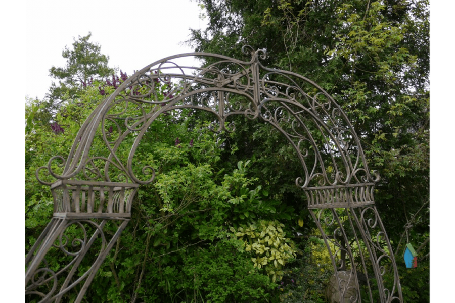 Brown Curved Garden Arch