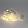 20 LED Lights x 10cm on Silver Wire, Warm White (24/144)