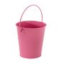 9cm Zinc Drop in Bucket  Pink  (60)