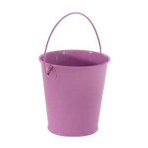 9cm Zinc Drop in Bucket Pastel Lilac  (60)